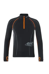 Werkshirt, lange mouw, ADVANCE, maat S, zwart